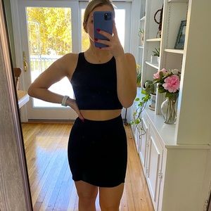 Lulu’s Two-Piece Set with Scalloped Skirt